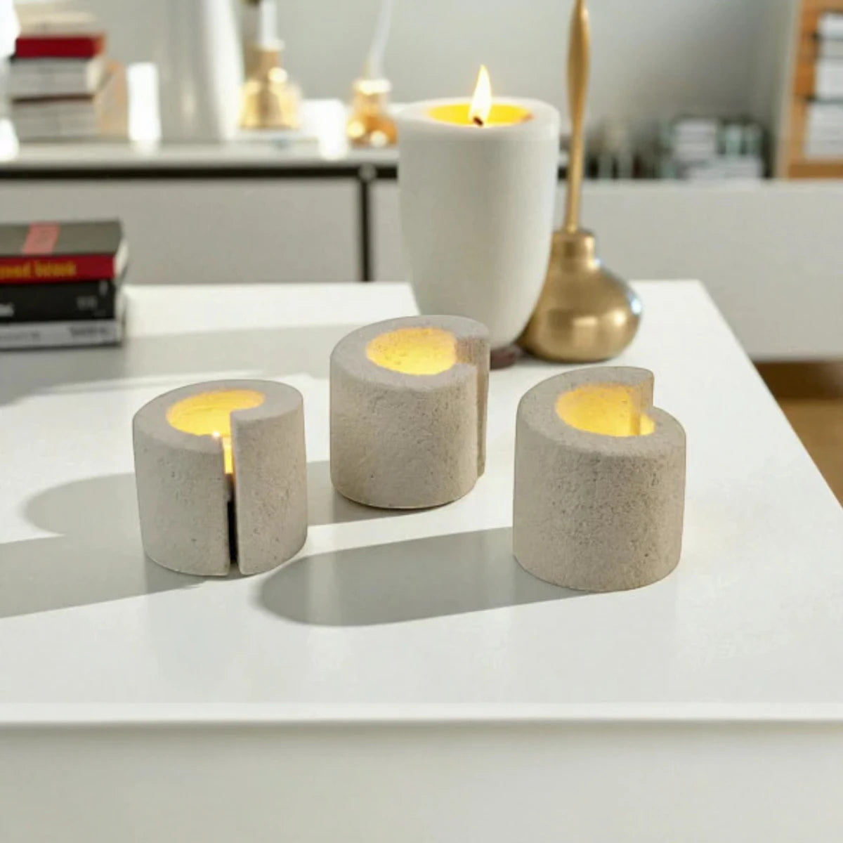 Portacandele Rotolo (3 unita')