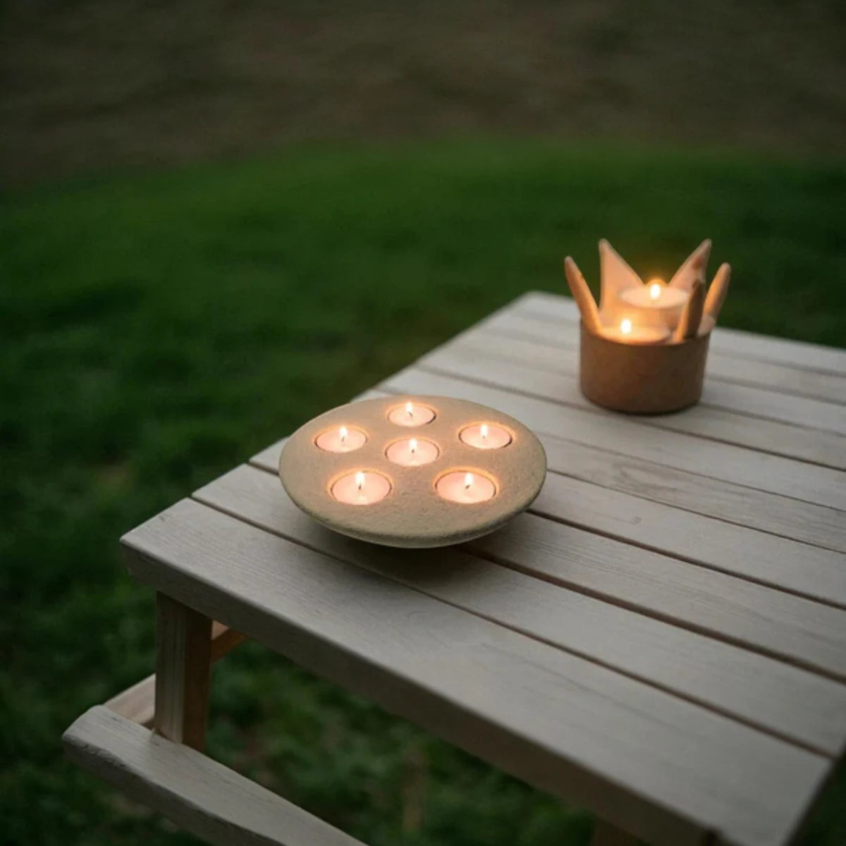 Vassoio portacandele piccolo